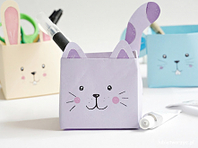 Tutorial ukazujący sposób wykonania pudełek origami w kształcie zwierząt ;)