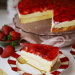 Pyszne ciasto z kremem i truskawkami. Przepis po kliknięciu w zdjęcie.