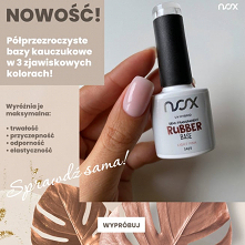 Kochane, poznajcie nasze najnowsze półprzezroczyste bazy kauczukowe, które wyróżniają się maksymalną trwałością, przyczepnością, odpornością i elastycznością! 