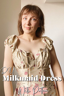 jak uszyc sukienke , szycie sukienki , sukienka typu milkmaid