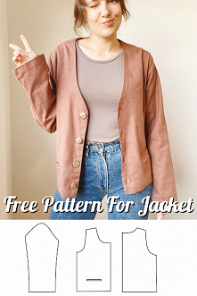 jak uszyc zakiet , szycie krok po kroku darmowy wykroj