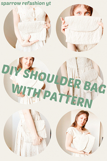 diy jak uszyc torebke , darmowy wykroj , szycie torebki