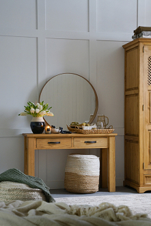 Konsola, stolik przyścienny, toaletka drewniana