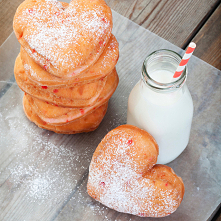 Walentynkowe fit pączki : Zdrowe i pełne miłości