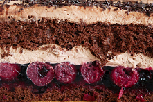 pyszne ciasto z wiśniami