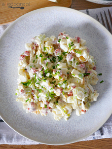 Sałatka z kabanosami