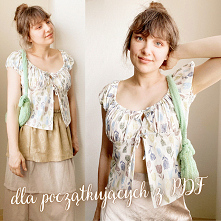 jak uszyc bluzke wiazana z przodu