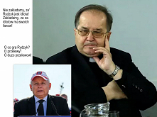 To jest jednak upadek, panie prezesie. Tak stać na ambonie na pielgrzymce ku czci Rydzyka i składać mu hołdy. Moglibyśmy nawet zrozumieć, że pan — najważniejszy człowiek w kraju...