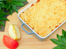 Crumble jabłkowe, czyli jabłka pod kruszonką