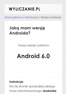 Sprawdź jaką masz wersję Androida na swoim smartfonie.