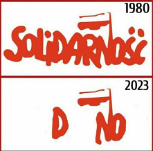 HISTORIA "SOLIDARNOŚCI"

Istniała kiedyś "SOLIDARNOŚĆ" u wolnej Polski stóp historii.
Ludzie się doń zaczęli garnąć, w Wałęsy chcąc pochodzić glorii.
Lecz by...