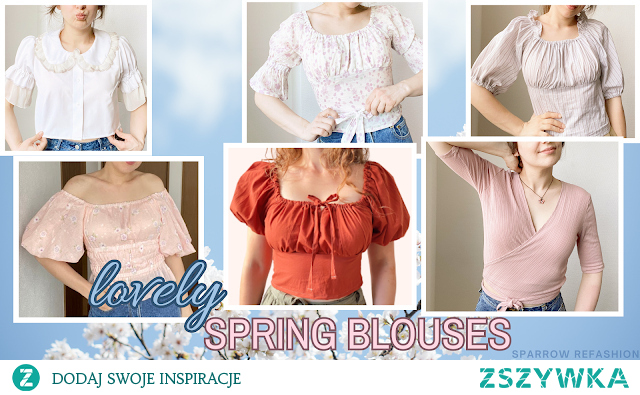 bluzka na wiosne diy szycie