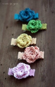 Spineczki robione na drutach