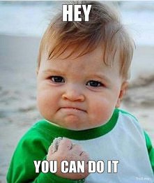 you can do it :D