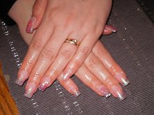 różowe landryny mojego auto...