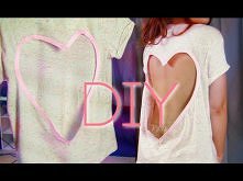 bluzka z wyciętym sercem