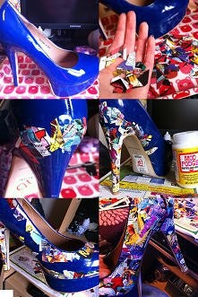 Komiksowe szpilki - DIY