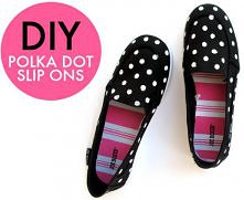Polka Dot Slip Ons