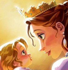 Baby Rapunzel and her Mom