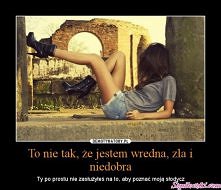 to nie tak