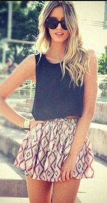 jaka spódniczka! :)