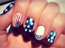 american flag nails