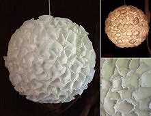 żyrandol z foremek do babek