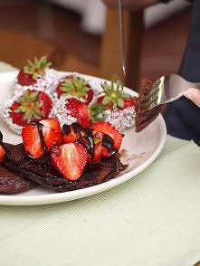 Bananowo-czekoladowe placus...