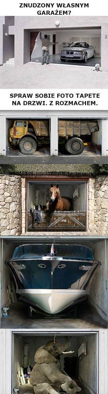 Naklejki na garaż :-)