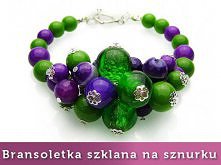 Piękne fiolety i zielenie.