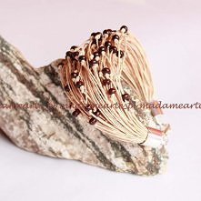 bransoletka len biżuteria a...