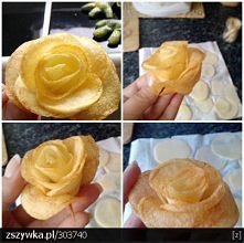 Róże z ziemniaków