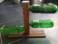 Stojak z butelkami, domowa ...