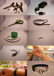 jak wykonać bransoletkę z kabla od myszy komputerowej :) więcej na moim blogu :)