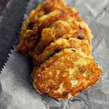 placki serowe z dynią (na słodko)