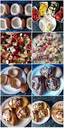 Jajecznica w bułeczkach