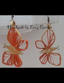 Ultralekkie kolczyki motylki