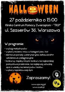 Halloween 27.10 i 15.00 w Warszawie