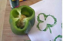 pieczątki z papryki