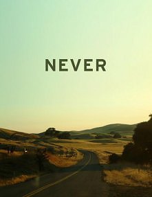 never