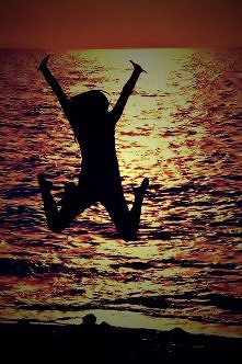 o zachodzie słońca