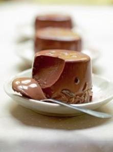 czekoladowa panna cotta z p...