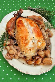 Kurczak na czterdziestu ząbkach czosnku