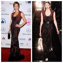 dress by Monique Lhuillier