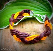 Cudna pleciona bransoletka
