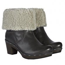 Botki CLARKS - Marigold Scent 20347295 Dark Grey Lea - (klik w powiększone zdjęcie po więcej szczegółów)