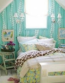 łóżko na poddaszu