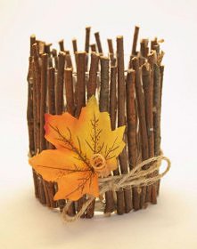 pojemnik z gałązek