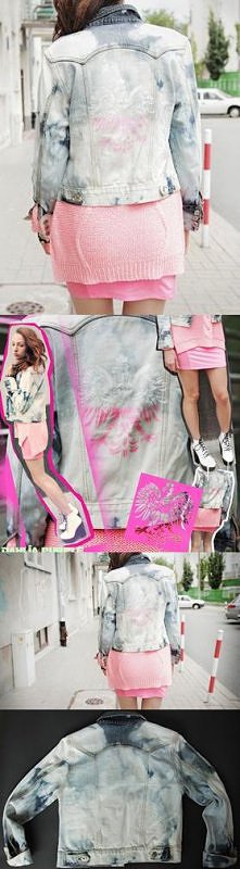 jak zrobić kurtke z orłem ;...