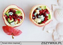 jak podać deser? w jabłku